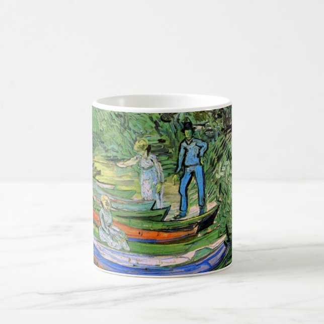 Caneca De Café Vincent van Gogh - Banco do Oise em Auvers (Centro)