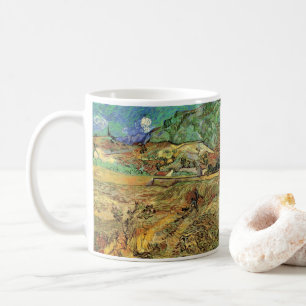 Caneca De Café Vincent van Gogh - Campo de trigo fechado com camp