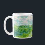 Caneca De Café Vincent van Gogh - Campo de Trigo Verde, Auvers<br><div class="desc">Campo de trigo verde,  Auvers - Vincent van Gogh,  Oil on Canvas,  1890,  Auvers</div>