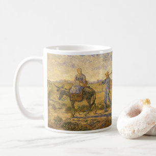 Caneca De Café Vincent van Gogh - Casal camponês indo trabalhar