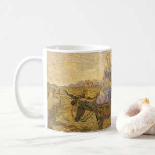 Caneca De Café Vincent van Gogh - Casal camponês indo trabalhar