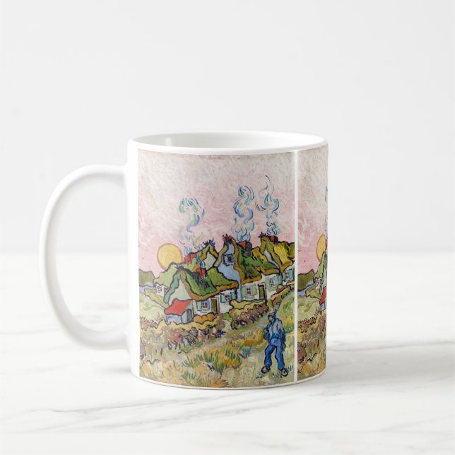 Caneca De Café Vincent van Gogh - Casas e Figura (Esquerda)