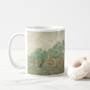 Caneca De Café Vincent van Gogh - Colheita de Azeitonas