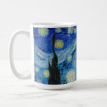 Caneca De Café Vincent Van Gogh é a Noite Estrelada<br><div class="desc">Mergulhe na beleza hipnotizante da Noite Estrelada de Vincent Van Gogh com esta impressão de arte reprodutiva de alta qualidade. Possuir uma história artística e deixar o brilhantismo da obra-prima de Van Gogh iluminar os seus arredores.</div>