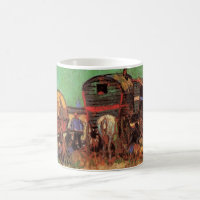 Vincent van Gogh - Encampamento de ciganos caravan