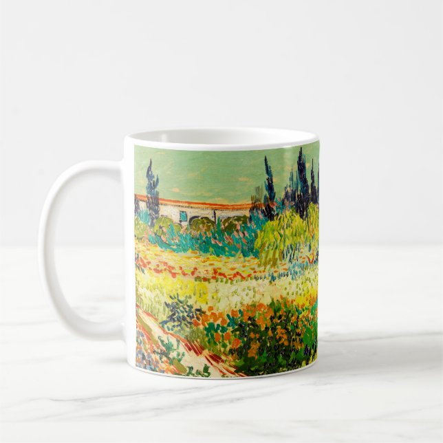 Caneca De Café Vincent Van Gogh Garden em Arles (Esquerda)