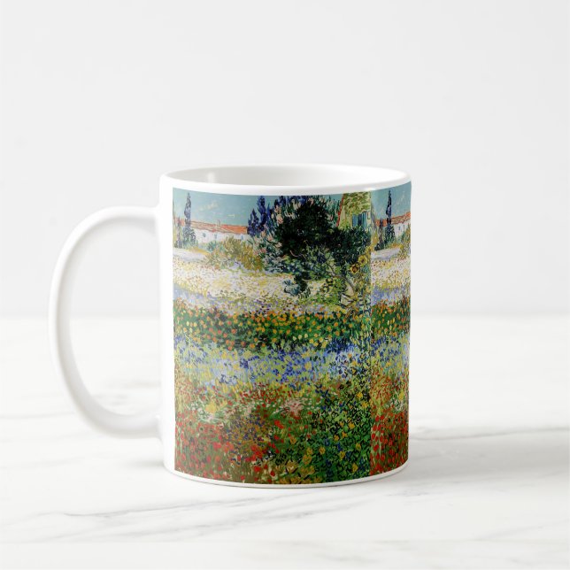 Caneca De Café Vincent van Gogh - Jardim de Flores (Esquerda)