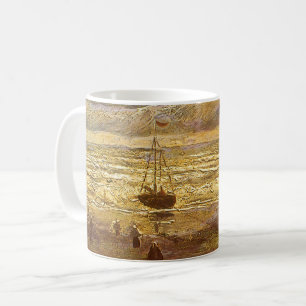 Caneca De Café Vincent van Gogh - Mar em Scheveningen