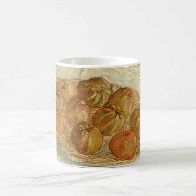 Caneca De Café Vincent van Gogh - Natureza-morta Cesto de Maçãs (Centro)