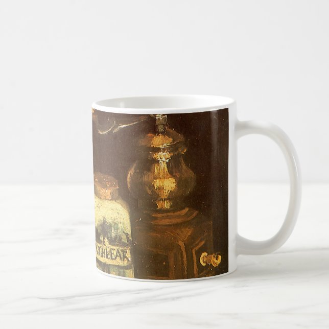 Caneca De Café Vincent van Gogh - Natureza Morta com Moinho de Ca (Direita)