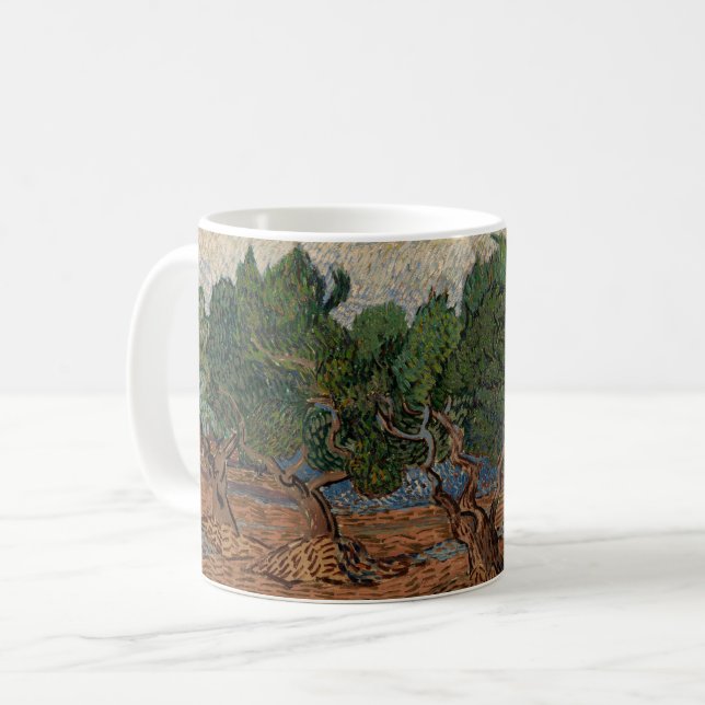 Caneca De Café Vincent van Gogh - Olive Grove (Frente Esquerda)