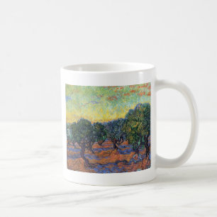 Caneca De Café Vincent Van Gogh Oliveiras Impressionismo Arte