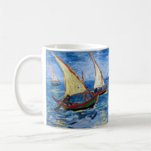 Caneca De Café Vincent van Gogh - Paisagem marinha perto de Saint