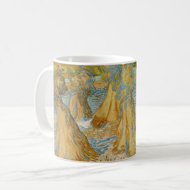 Caneca De Café Vincent van Gogh - Pastas de trigo (Frente Esquerda)