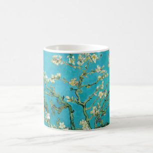 Caneca De Café Vincent Van Gogh pintando Flores de Amendoeira