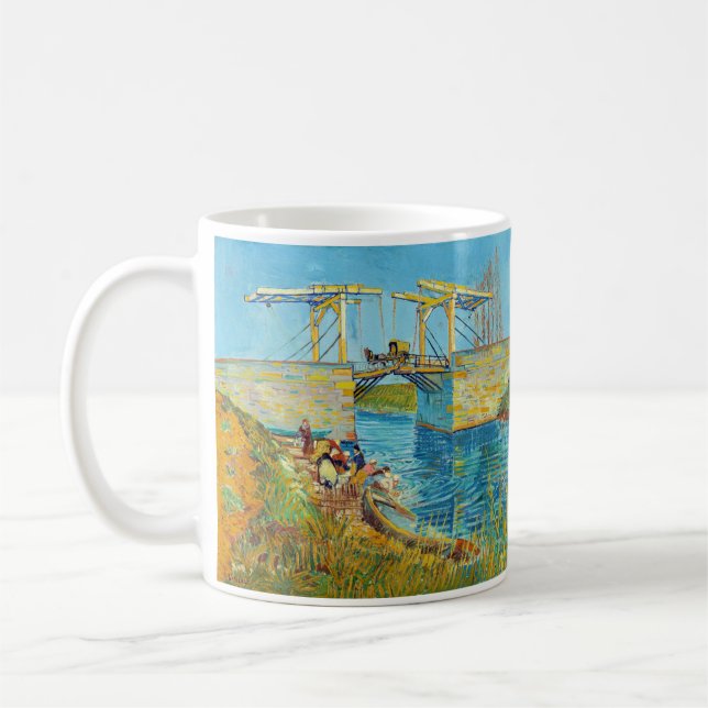 Caneca De Café Vincent van Gogh - Ponte Langlois em Arles #1 (Esquerda)