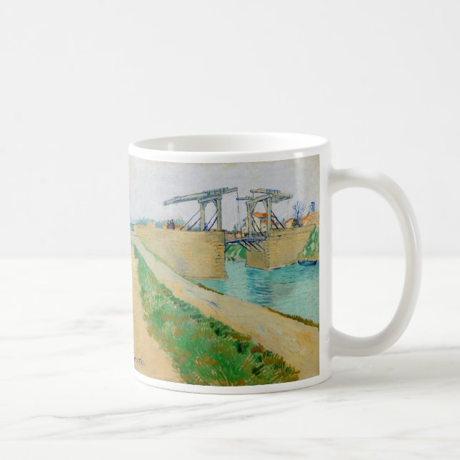 Caneca De Café Vincent van Gogh - Ponte Langlois em Arles #2 (Direita)