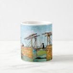 Caneca De Café Vincent van Gogh - Ponte Langlois em Arles #3<br><div class="desc">Ponte Langlois em Arles - Vincent van Gogh,  Oil on Canvas,  1888,  Arles</div>
