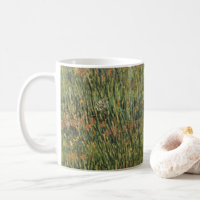 Caneca De Café Vincent van Gogh - Prado em Flor (Com Donut)