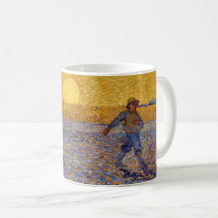 Caneca De Café Vincent van Gogh - Sower with Setting Sun