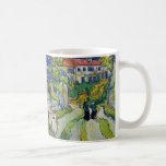 Caneca De Café Vincent van Gogh - Stairway em Auvers<br><div class="desc">Escada em Auvers - Vincent van Gogh,  Oil on Canvas,  1890 em Auvers-sur-Oise</div>