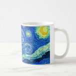 Caneca De Café vincent van gogh Starry night<br><div class="desc">A famosa pintura de Van Gogh, "A Noite Estrelada." Pintado durante sua estadia no asilo Remy Santo na década de 1880, van Gogh retratou as colinas rolantes e árvores ciprestes que viu de sua janela. Melhorado digitalmente pela PixDezines. Copyright © 2008-2016 PixDezines.com™ e PixDezines™ em zazzle.com. Todos os direitos reservados....</div>
