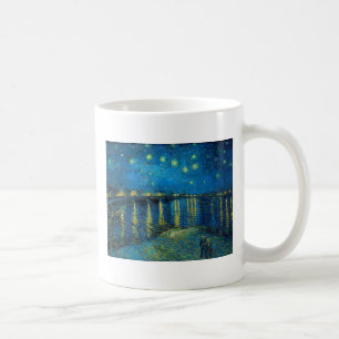 Caneca De Café Vincent Van Gogh Starry Night Over the Rhone