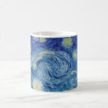 Caneca De Café Vincent Van Gogh Starry Night Vintage<br><div class="desc">Vincent Van Gogh Starry Night Vintage</div>