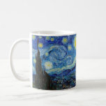 Caneca De Café Vincent Van Gogh Starry Night Vintage Fine Art<br><div class="desc">Vincent Van Gogh Starry Night Vintage Fine Art</div>