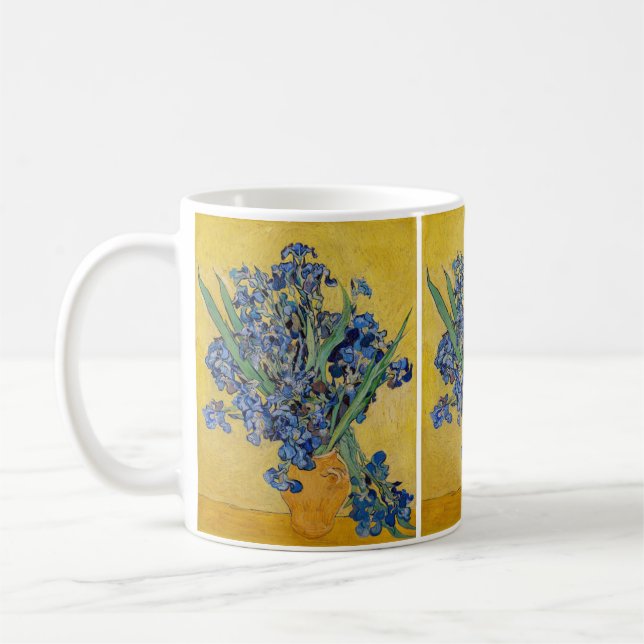 Caneca De Café Vincent van Gogh - Vase com irlandeses (Esquerda)