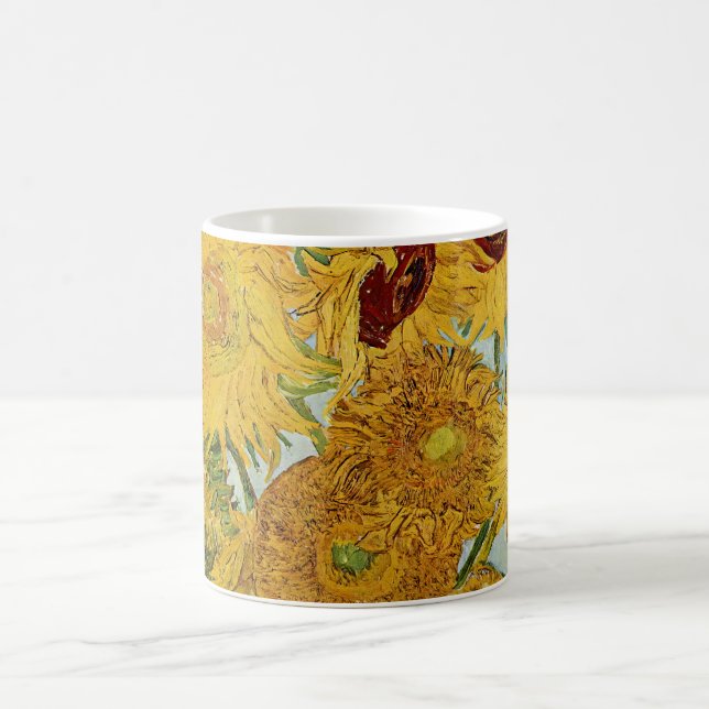 Caneca De Café Vincent Van Gogh - Vaso com Doze Girassóis (Centro)