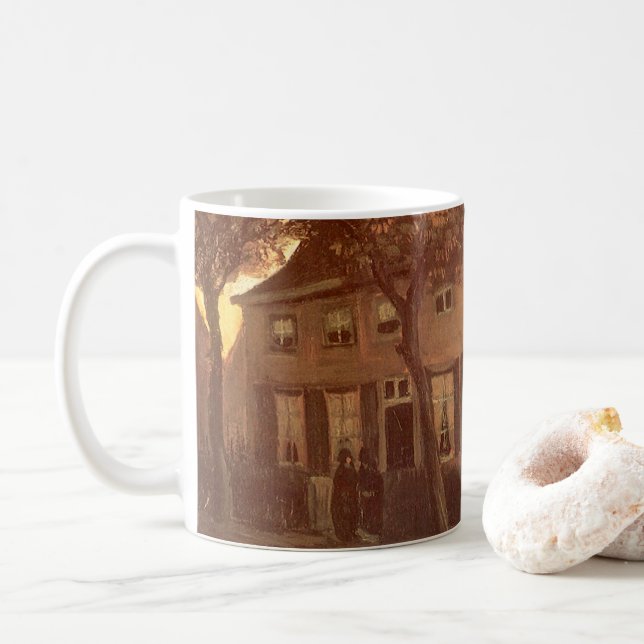 Caneca De Café Vincent van Gogh - Vicarage em Nuenen (Com Donut)