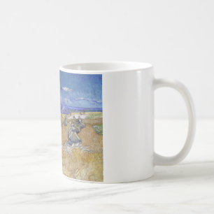 Caneca De Café Vincent van Gogh - Wheat Stacks with Reaper
