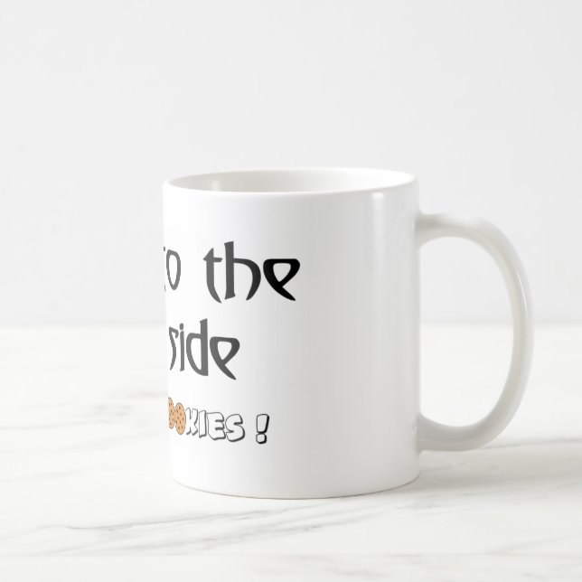 Caneca De Café Vindo ao lado escuro - nós temos biscoitos! (Direita)