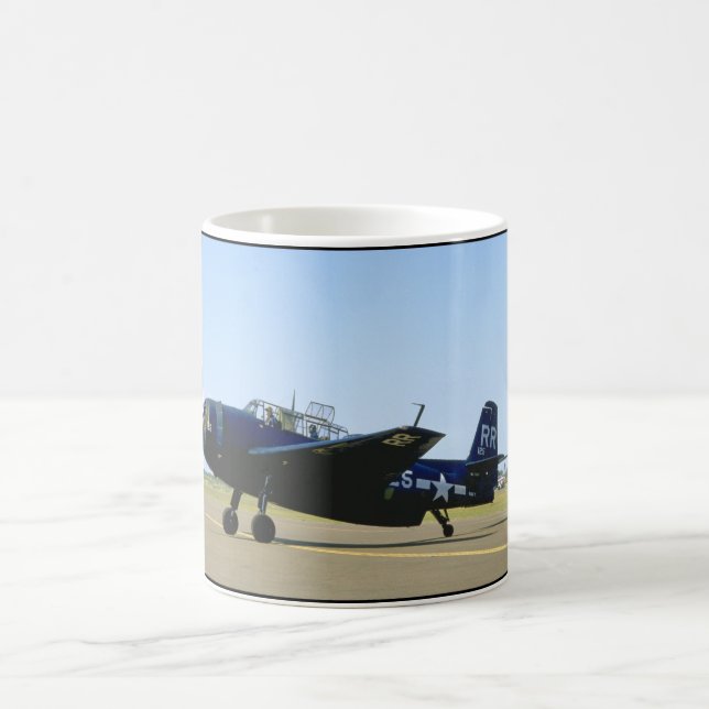 Caneca De Café Vingador de Grumman TBM, planos esquerdos de (Centro)