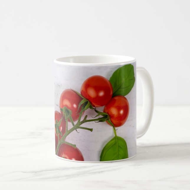 Caneca De Café Vinhas De Tomate (Frente Esquerda)