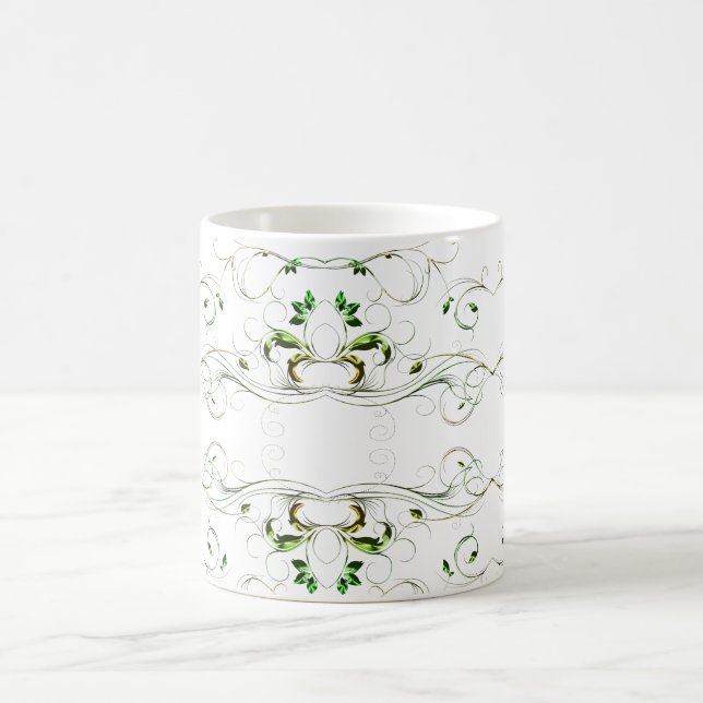 Caneca De Café Vinhas Verde Amarelas (Centro)