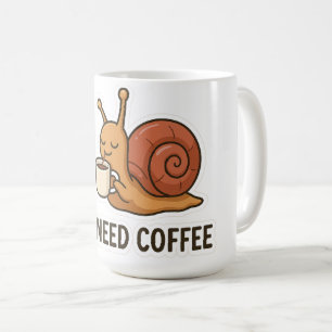Caneca De Café Vinheta de café de caracol