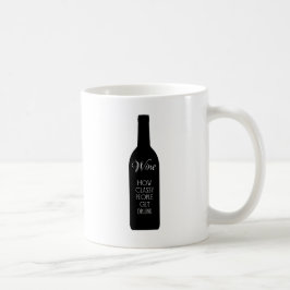 Caneca De Café Vinho, como pessoas elegantes ganham bebado