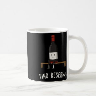 Caneca De Café Vinho Reserva Bancada de Futebol Engraçado Reserva