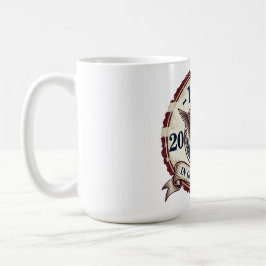 Caneca De Café Vintage 1776 Eagle Badge Patriotic
