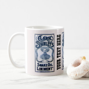 Caneca De Café Vintage 1905, roupa de Cobra de Clark Stanley