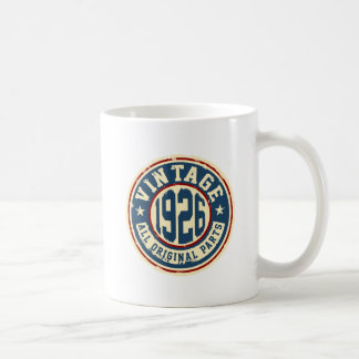 Caneca De Café Vintage 1926 - Todas as peças originais