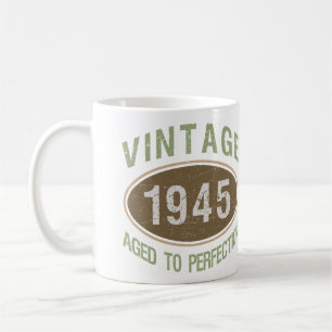 Caneca De Café Vintage 1945 - Aniversário do 80