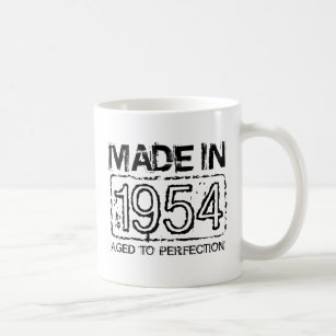 Caneca De Café Vintage 1954 - Aged to perfetion café mug