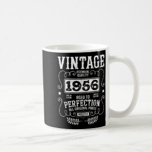 Caneca De Café Vintage 1956 Ano de Nascimento Engraçado Aniversár