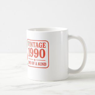 Caneca De Café Vintage 1990 - Mug De Café Retro