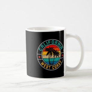 Caneca De Café Vintage 60s 70s West Coast Beach Funny Palm Tree C