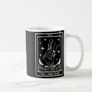 Caneca De Café Vintage A Placa De Tarot Lash Tech No Lash Tech ,