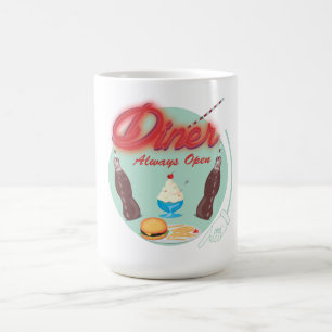Caneca De Café Vintage All American Diner